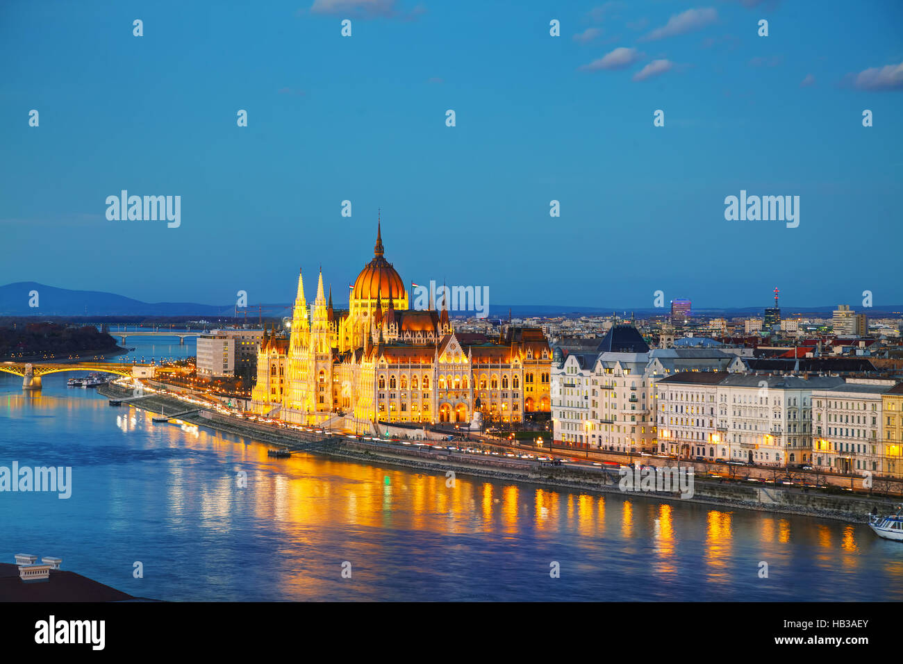 Parliament building in Budapest, Hungary Stock Photo
