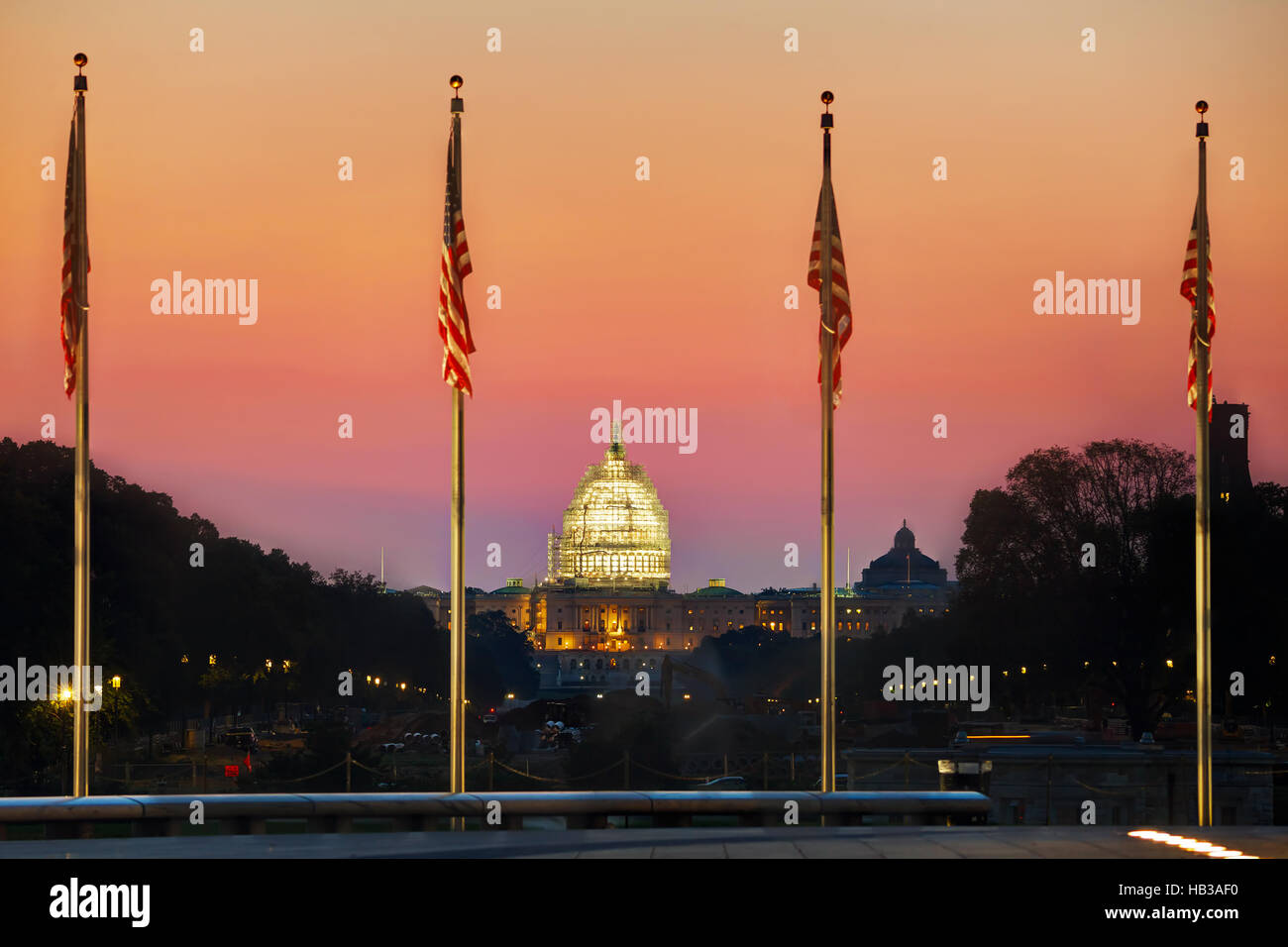 State Capitol building in Washington, DC Stock Photo