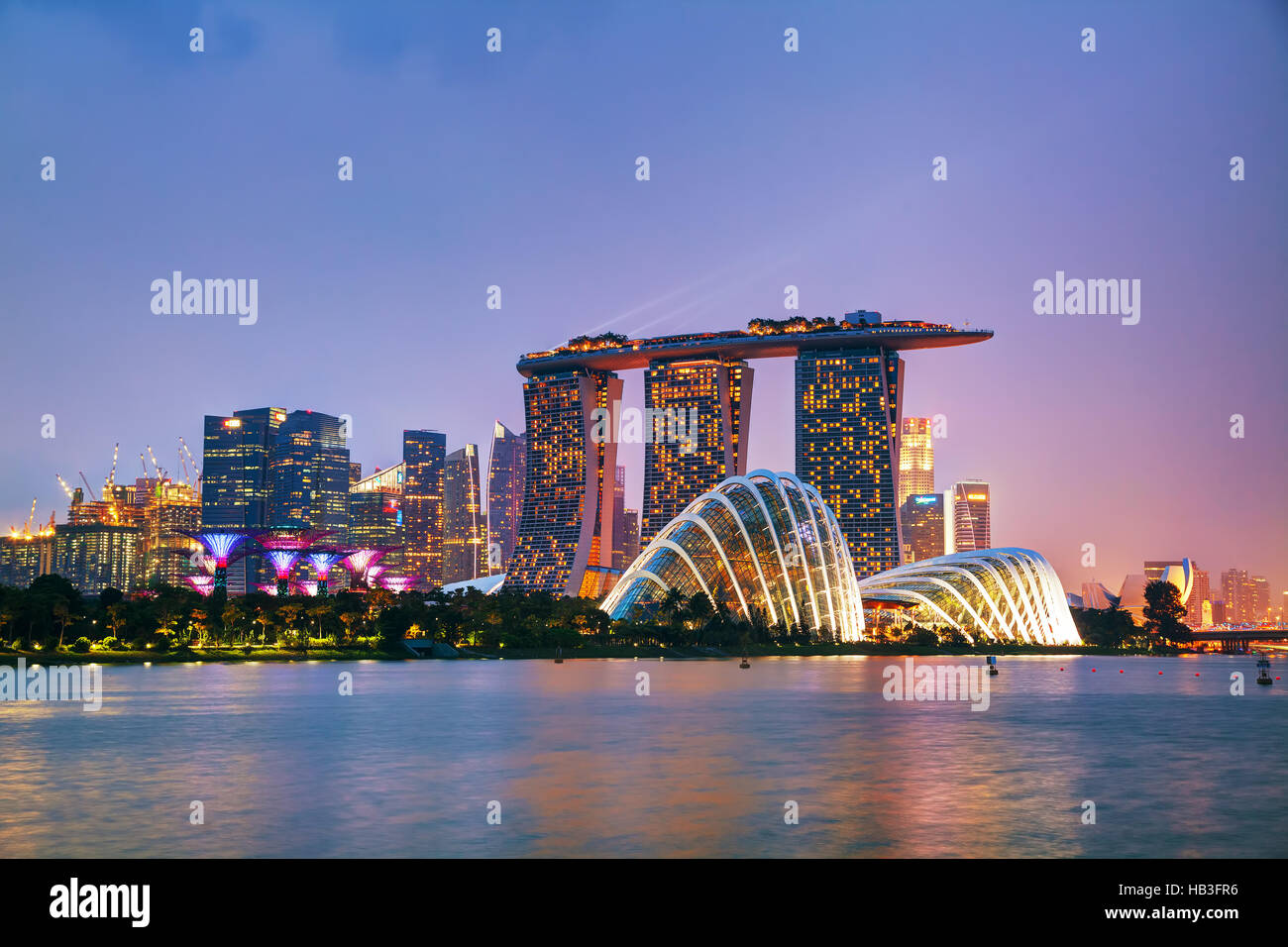 Singapore marina bay sands hi-res stock photography and images - Alamy