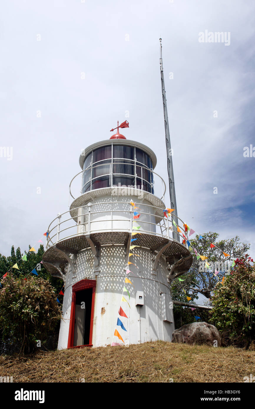 This light house was aged more than 100 years old and located in Tawau Sabah Malaysia Stock Photo
