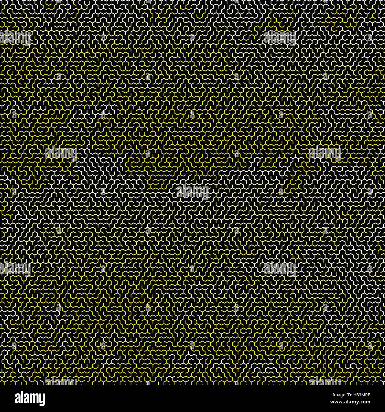 Yellow Labyrinth Background. Kids Maze Stock Photo - Alamy