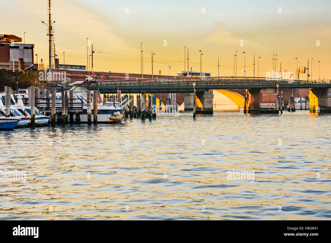 Venice autobridge Stock Photo
