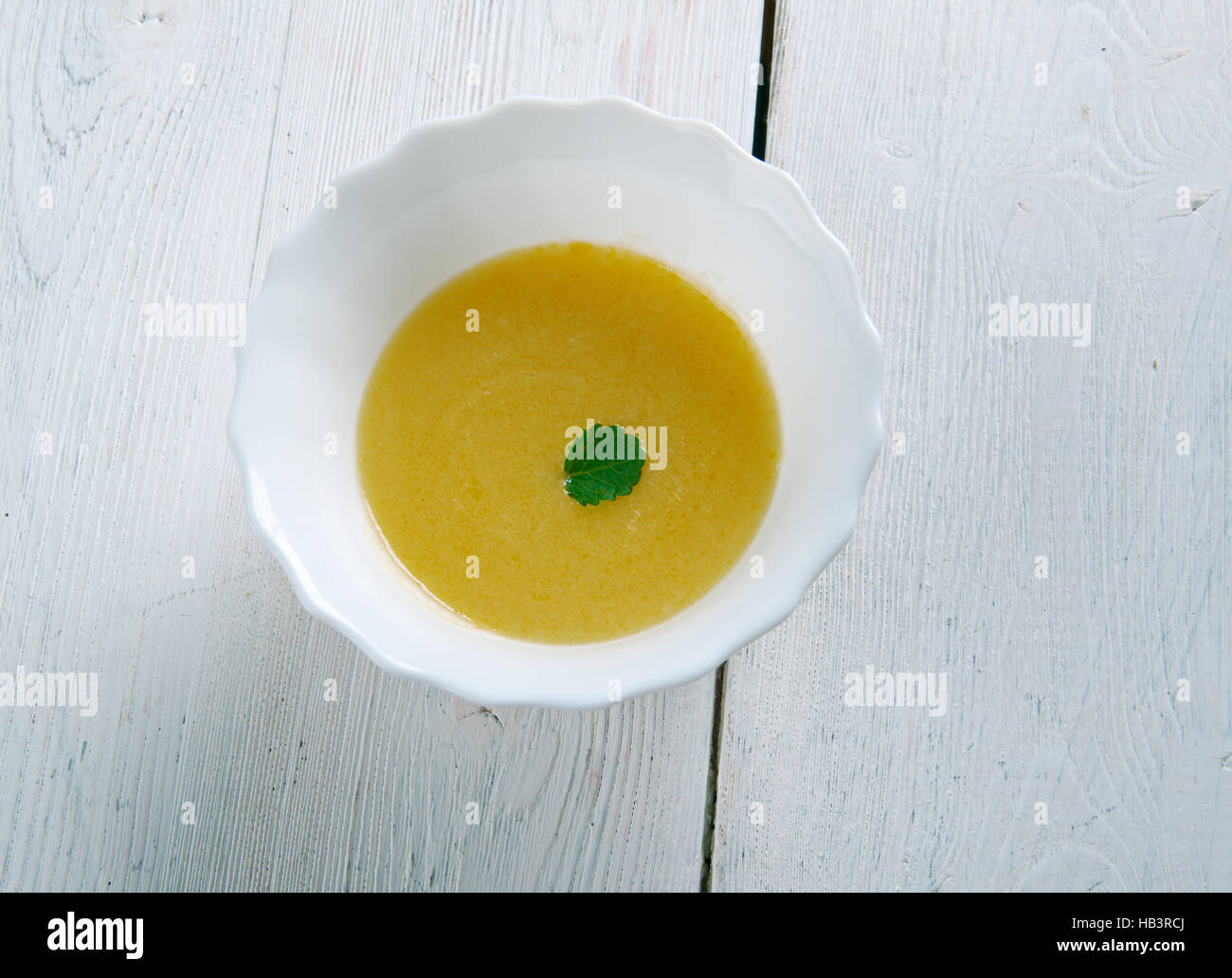 Veloute sauce Stock Photo - Alamy