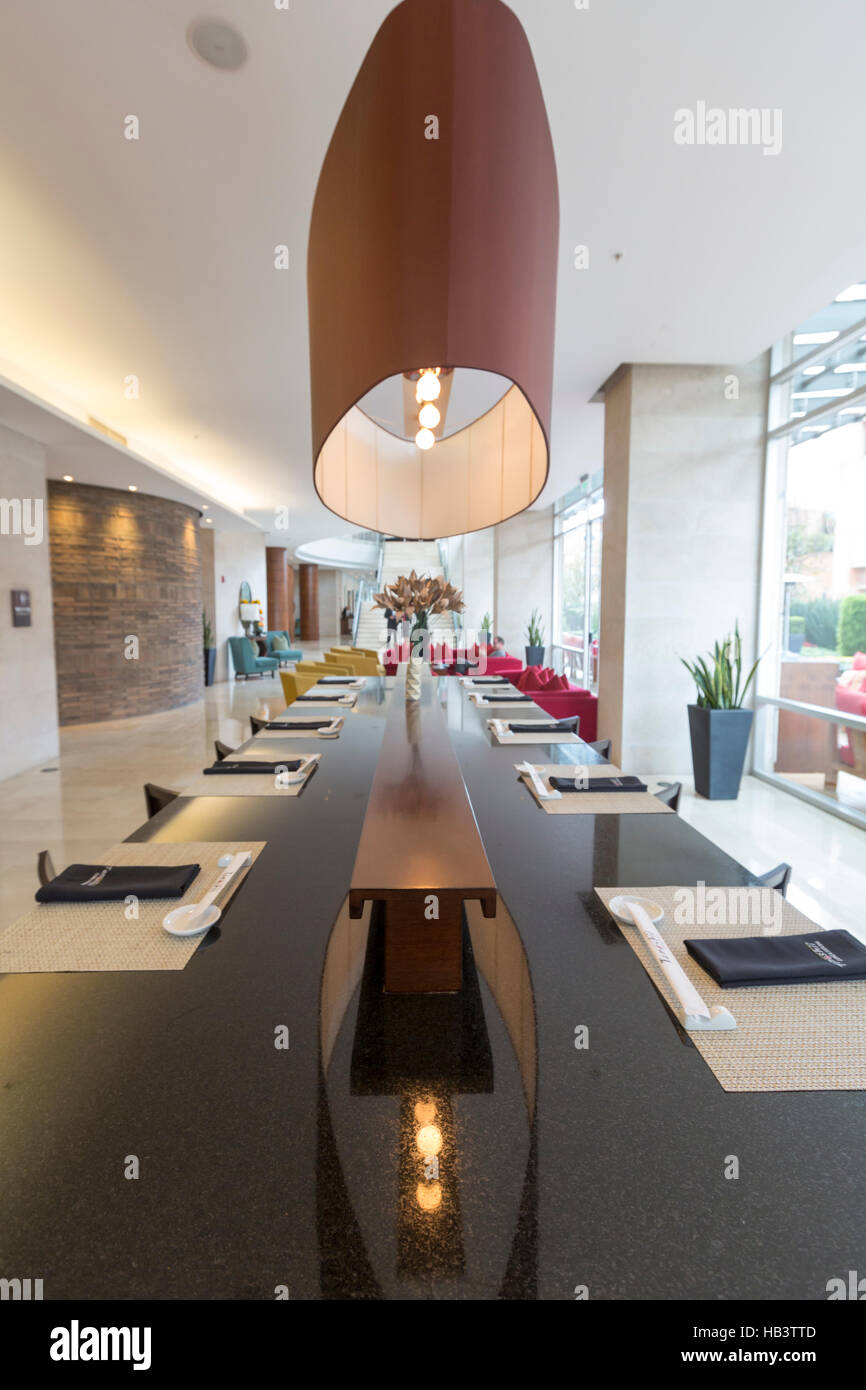 Interior of luxury five stars hotel in Bogota, Colombia Stock Photo