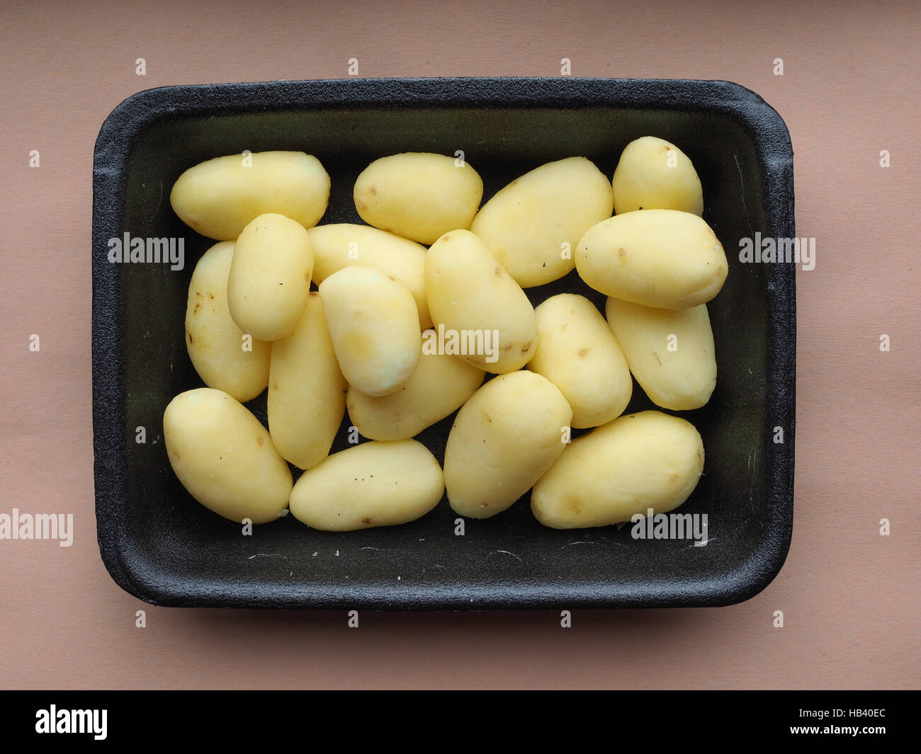 Potato vegetables in a tub Stock Photo Alamy