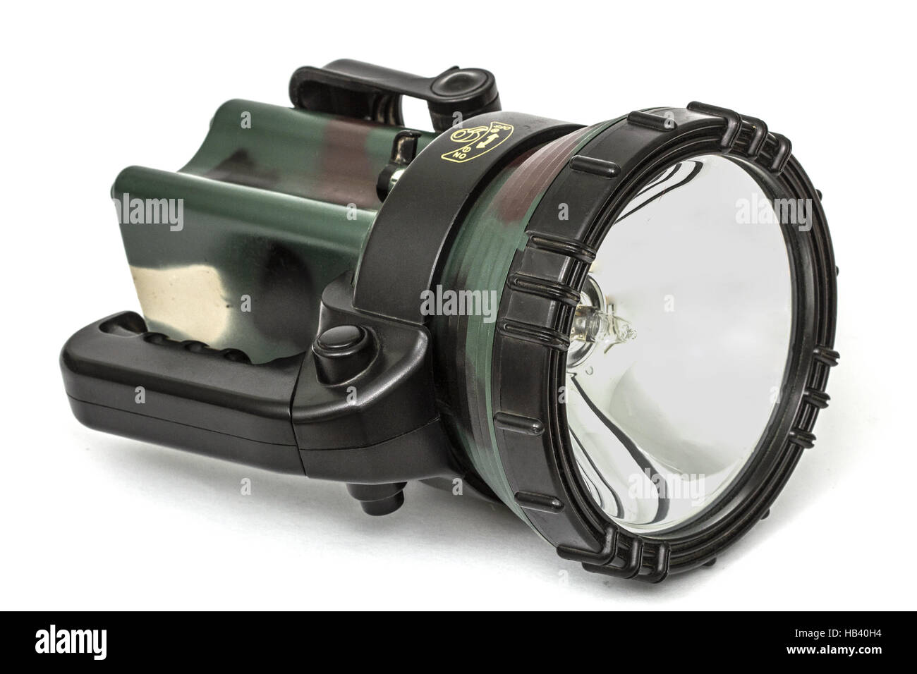 Electric torch, isolated on white background Stock Photo Alamy