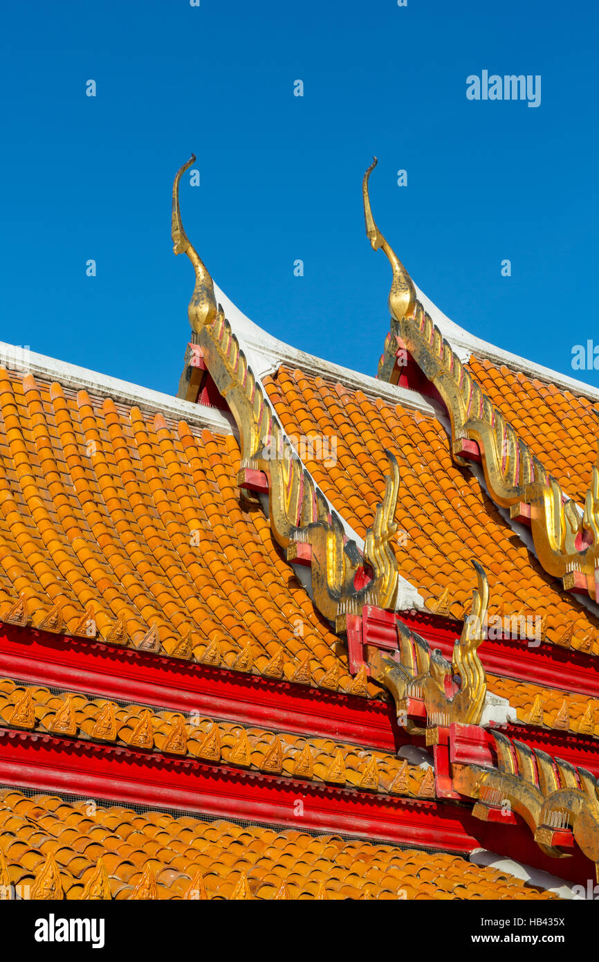 Famous marble temple in Bangkok - Thailand Stock Photo - Alamy