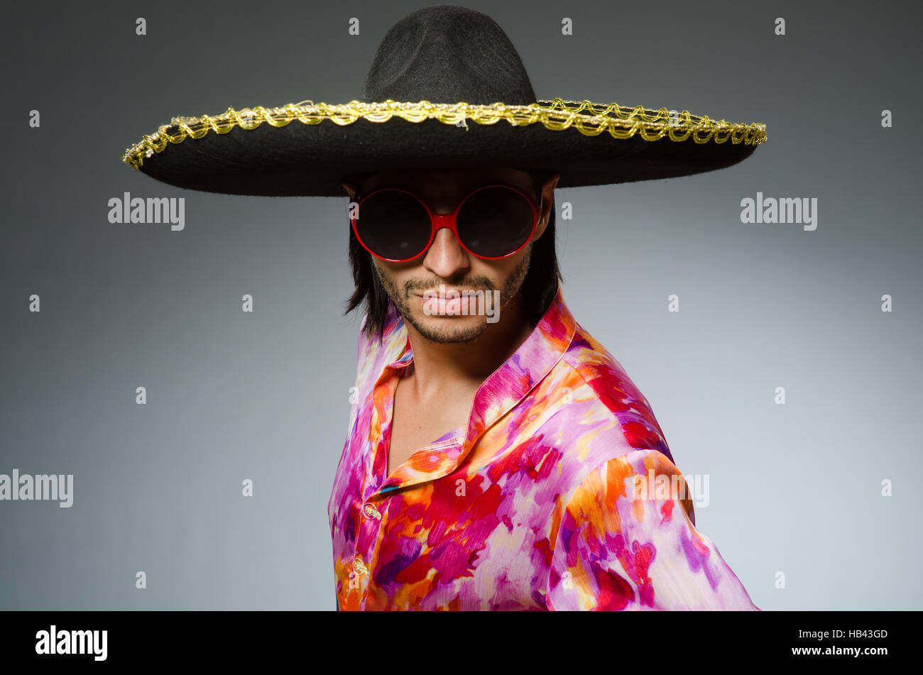 Sombrero hat and man hi-res stock photography and images - Alamy