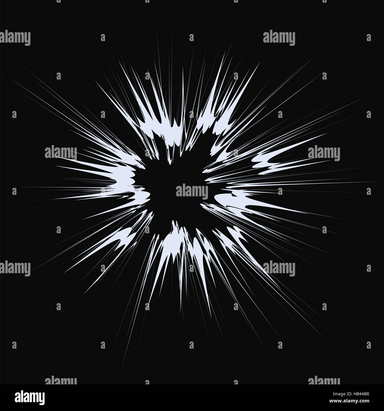 Explode Flash, Cartoon Explosion Stock Photo - Alamy