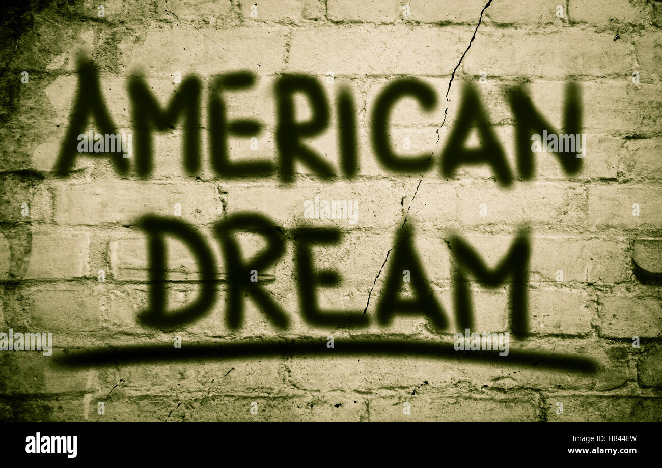 American Dream Concept Stock Photo