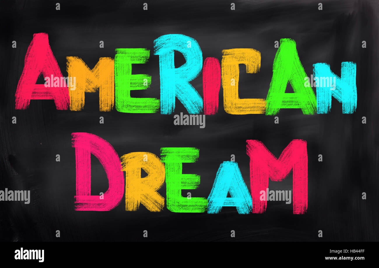 American Dream Concept Stock Photo