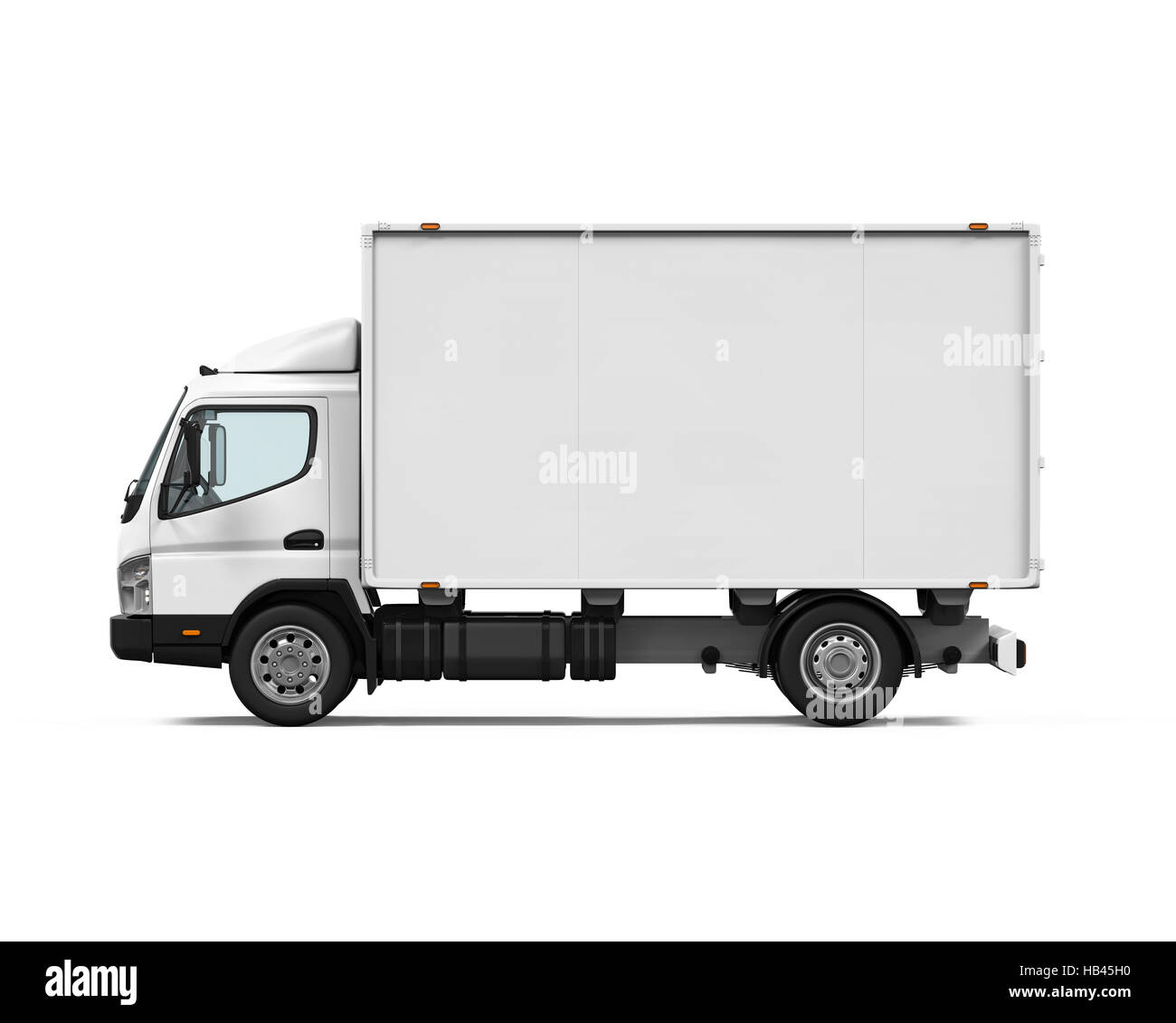Delivery Van Isolated Stock Photo Alamy