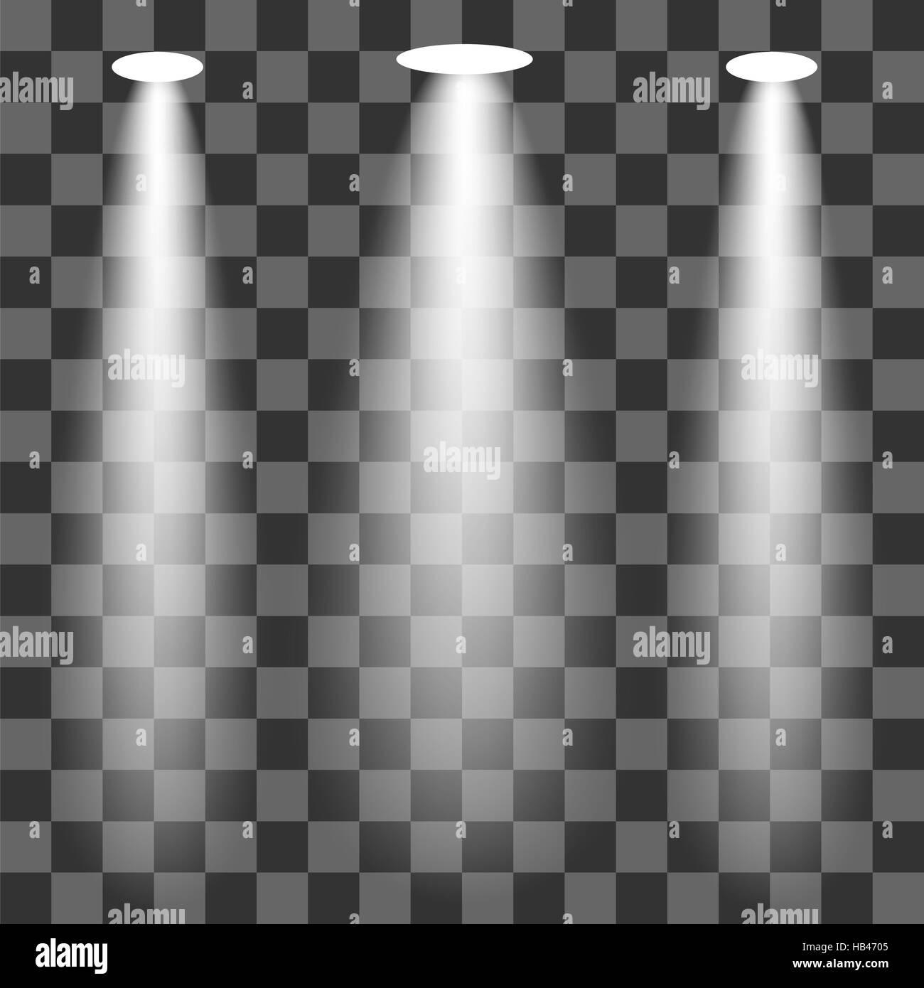 Set of Spotlights Stock Photo - Alamy