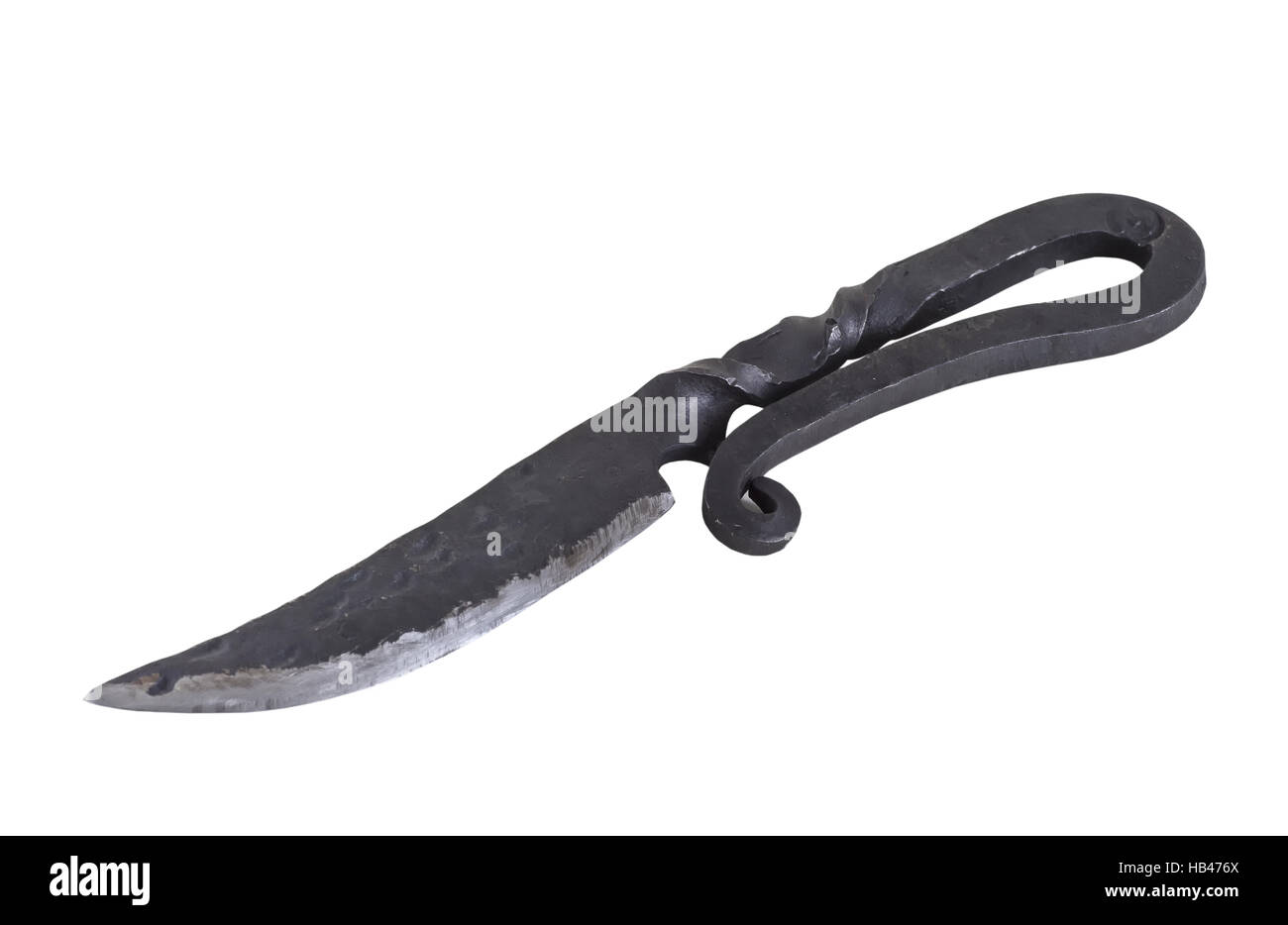 Hand Forged Knife With Twisted Handle Made to Order Rustic Archaeology  Inspired Celtic Design Blacksmith Made Collectable 