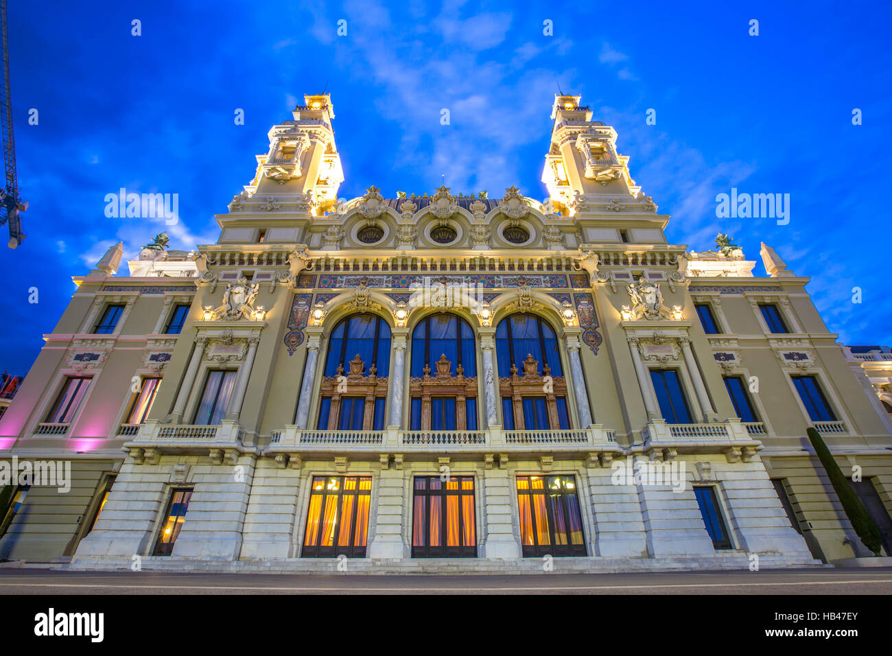 Opera House Monaco Stock Photo