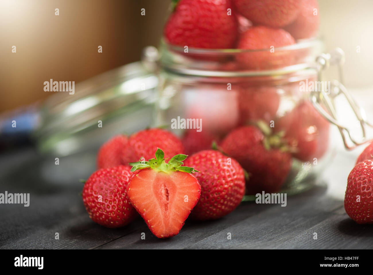 Fresh ripe strawberry Stock Photo - Alamy