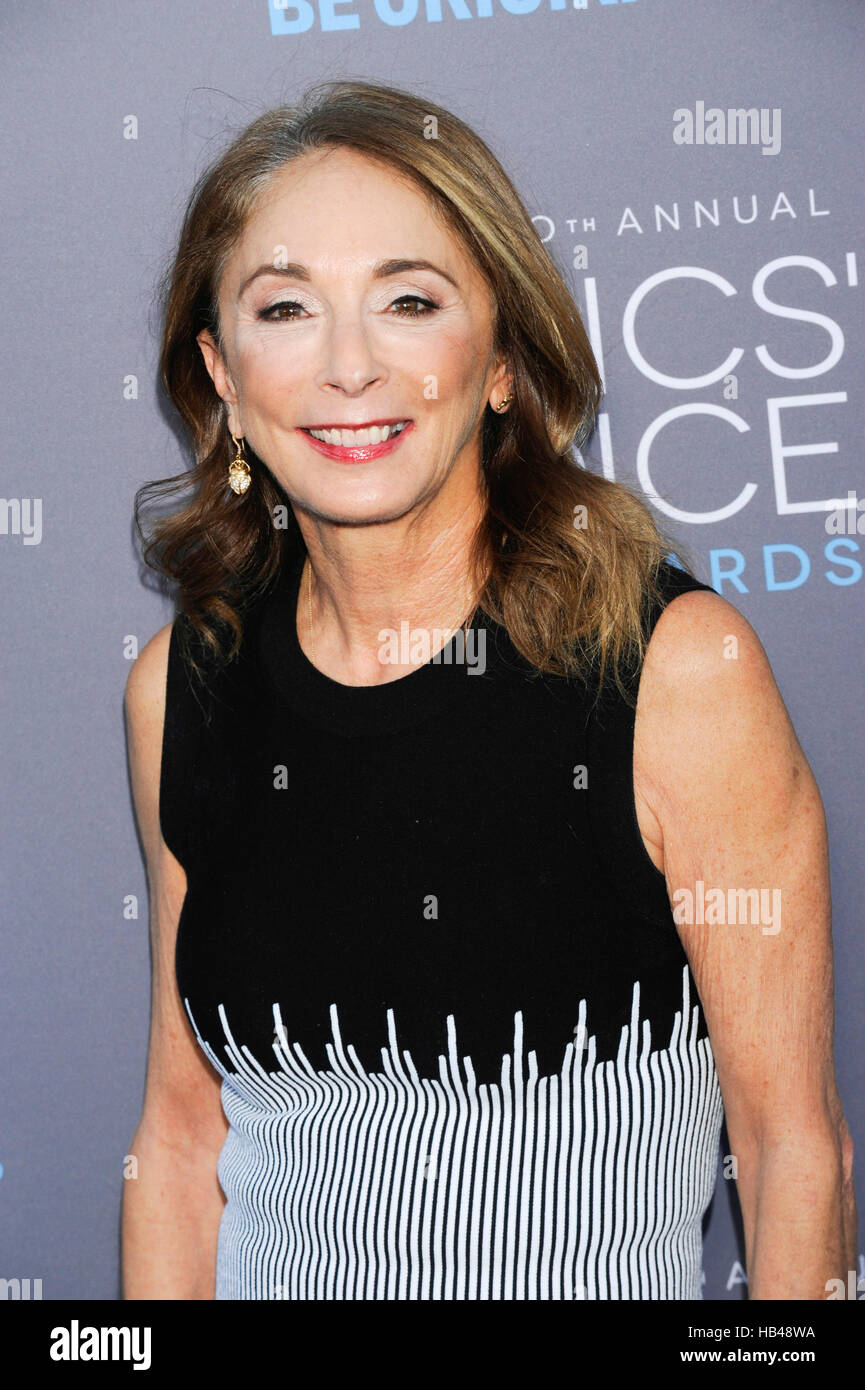 Lynda Obst, producer of 'Interstellar,' attends the 20th Critics' Choice Movie Awards at the Hollywood Palladium on January 15, 2015 in Hollywood, California. Stock Photo