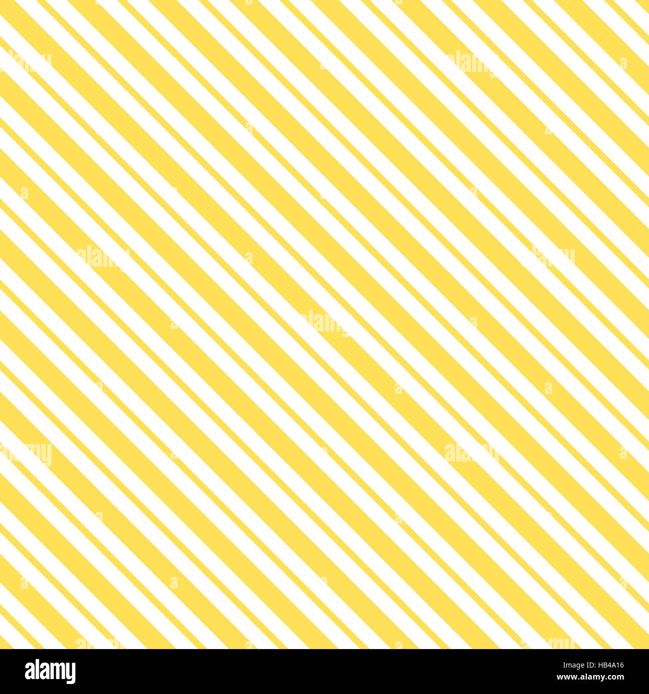 Yellow seamless tilted striped pattern packaging paper background in vector format Stock Vector