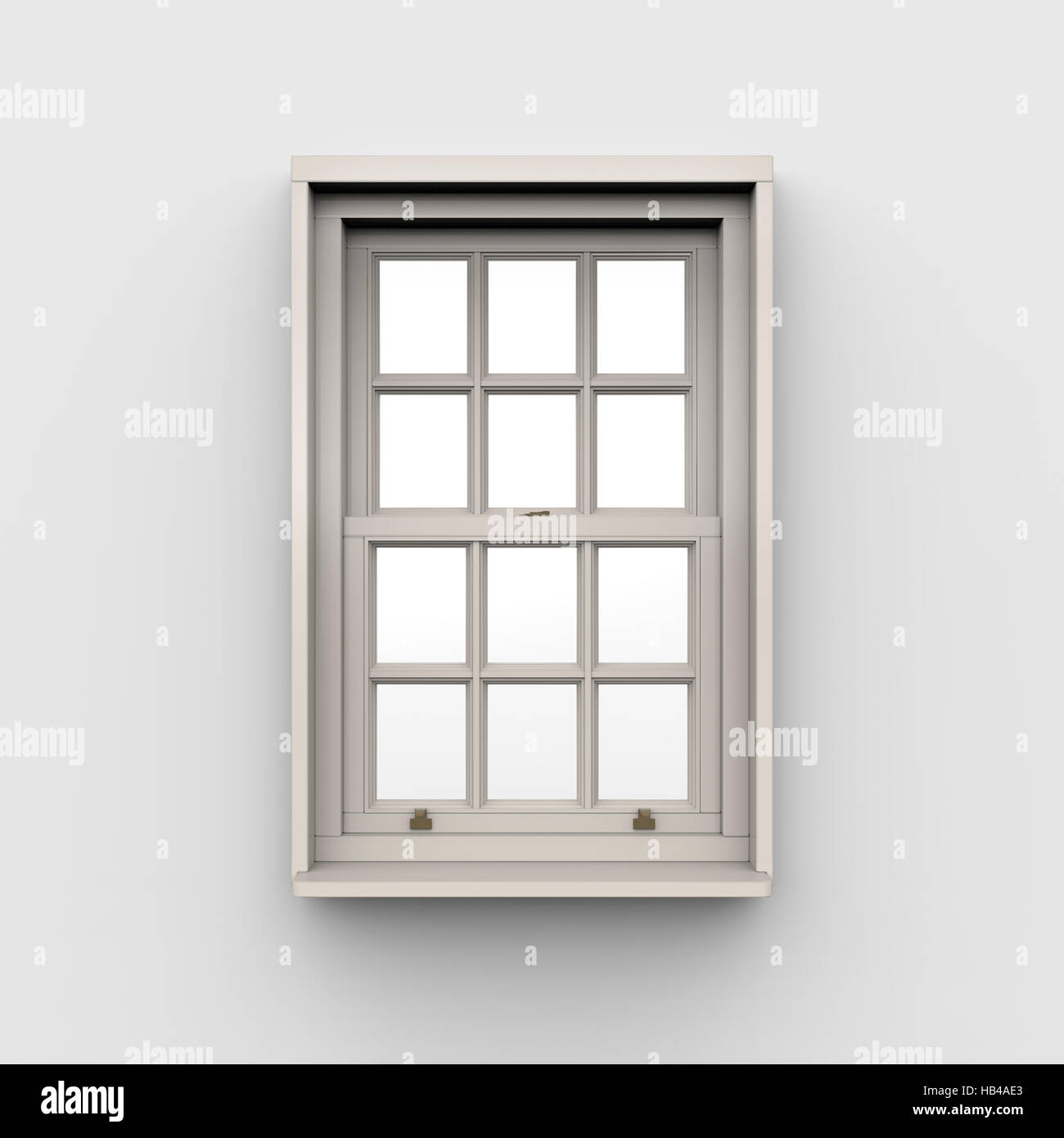 Closed Window Front View Closed window 3d render with view hi-res stock photography and images ...