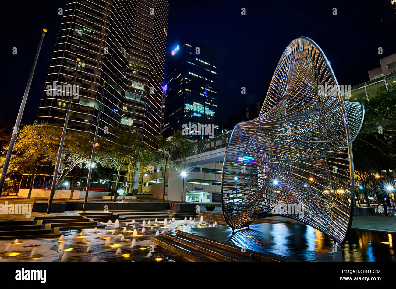 Downtown Tampa Florida Skyline At Night Stock Photo 127331868 Alamy