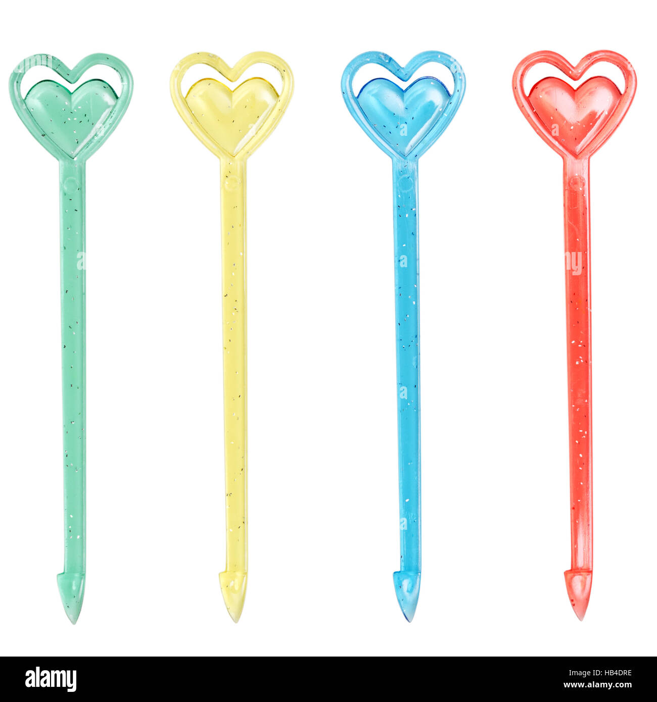 coloured plastic sticks Stock Photo - Alamy