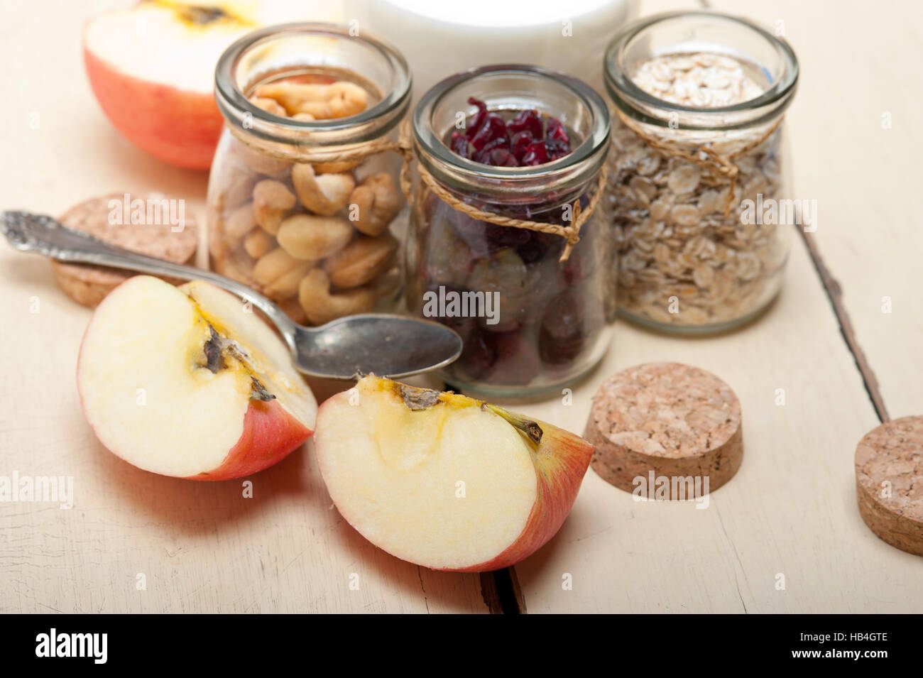 healthy breakfast ingredients Stock Photo - Alamy