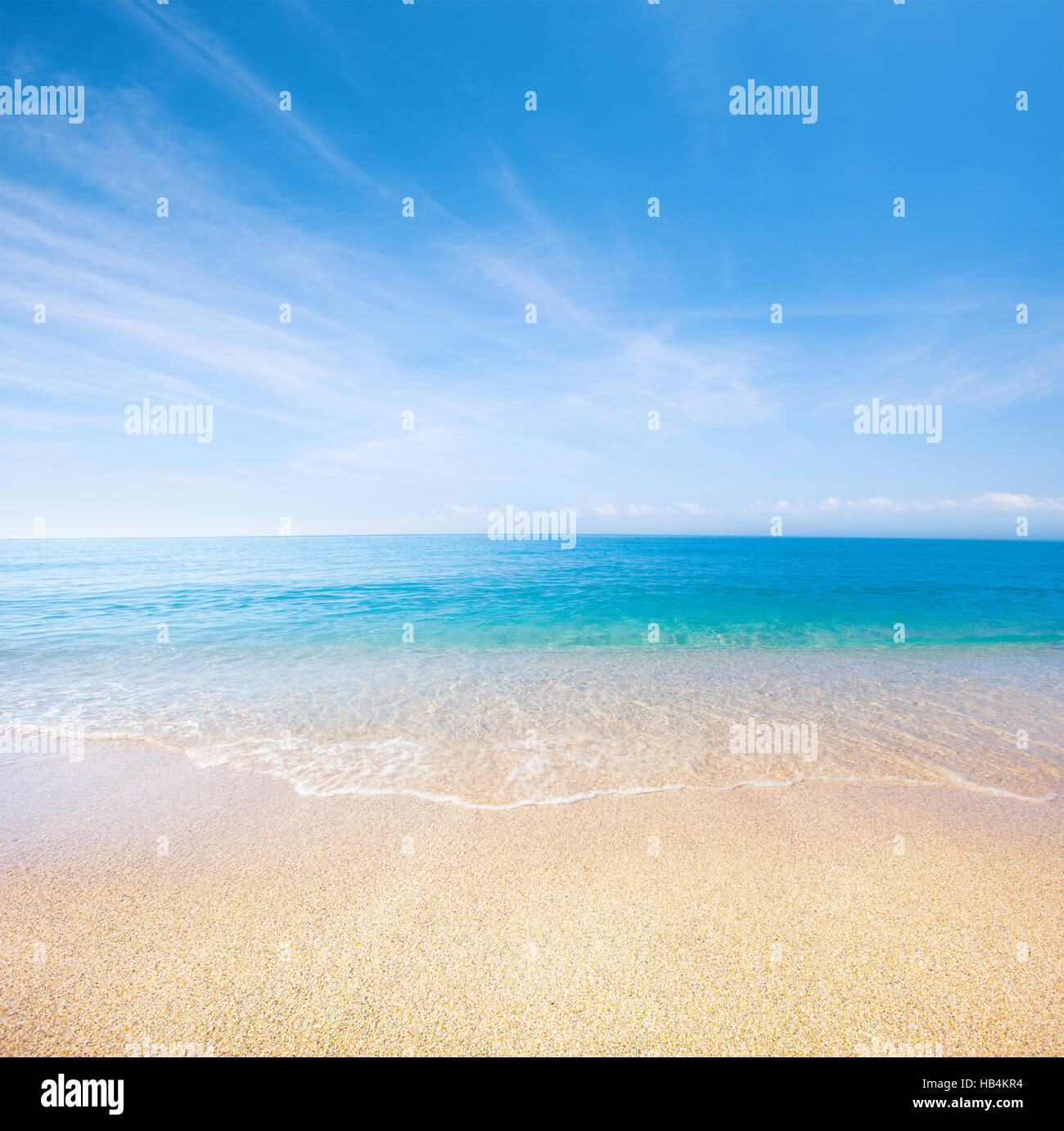 beach and tropical sea Stock Photo - Alamy