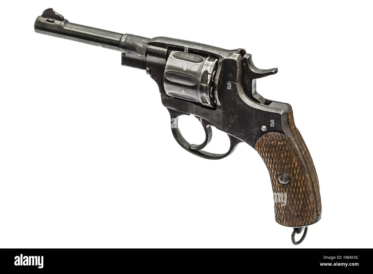 Old pistol, Isolated on white background Stock Photo - Alamy