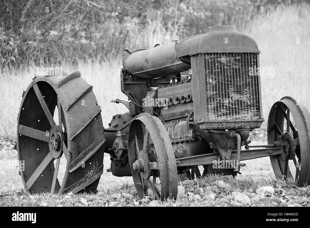 Tractor Black and White Stock Photos & Images - Alamy