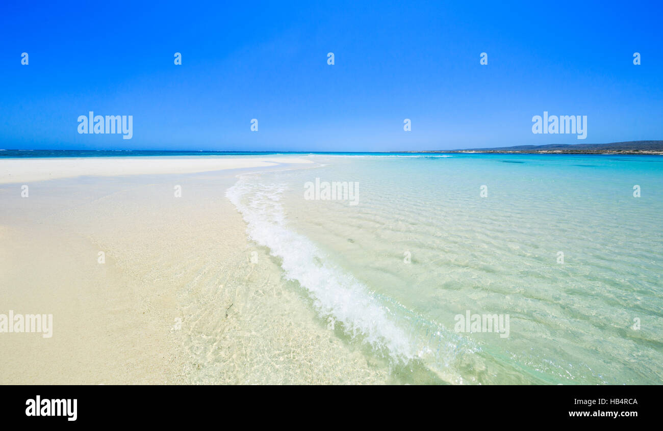 Turquoise Bay beach in Cape Range National Park, Western Australia Stock Photo