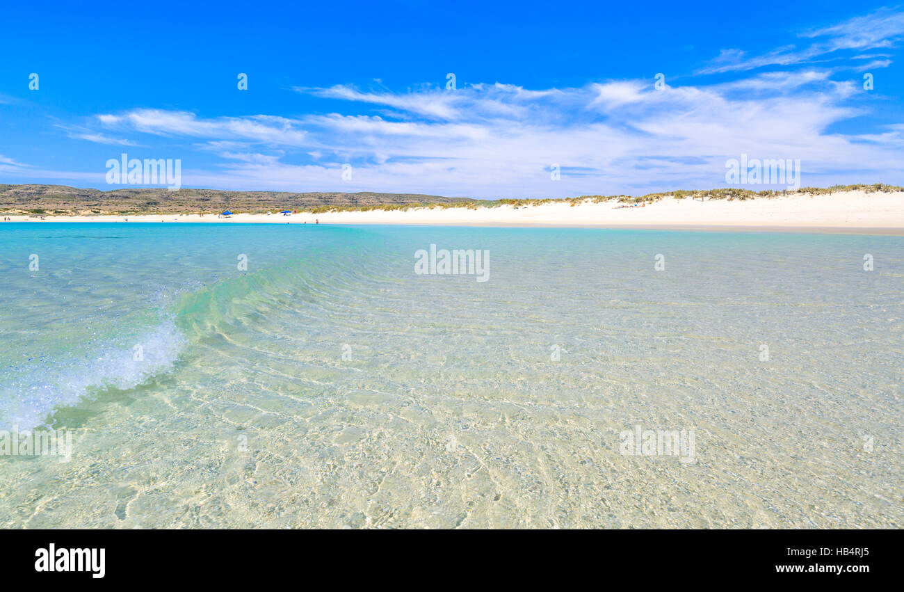 Turquoise Bay beach in Cape Range National Park, Western Australia Stock Photo