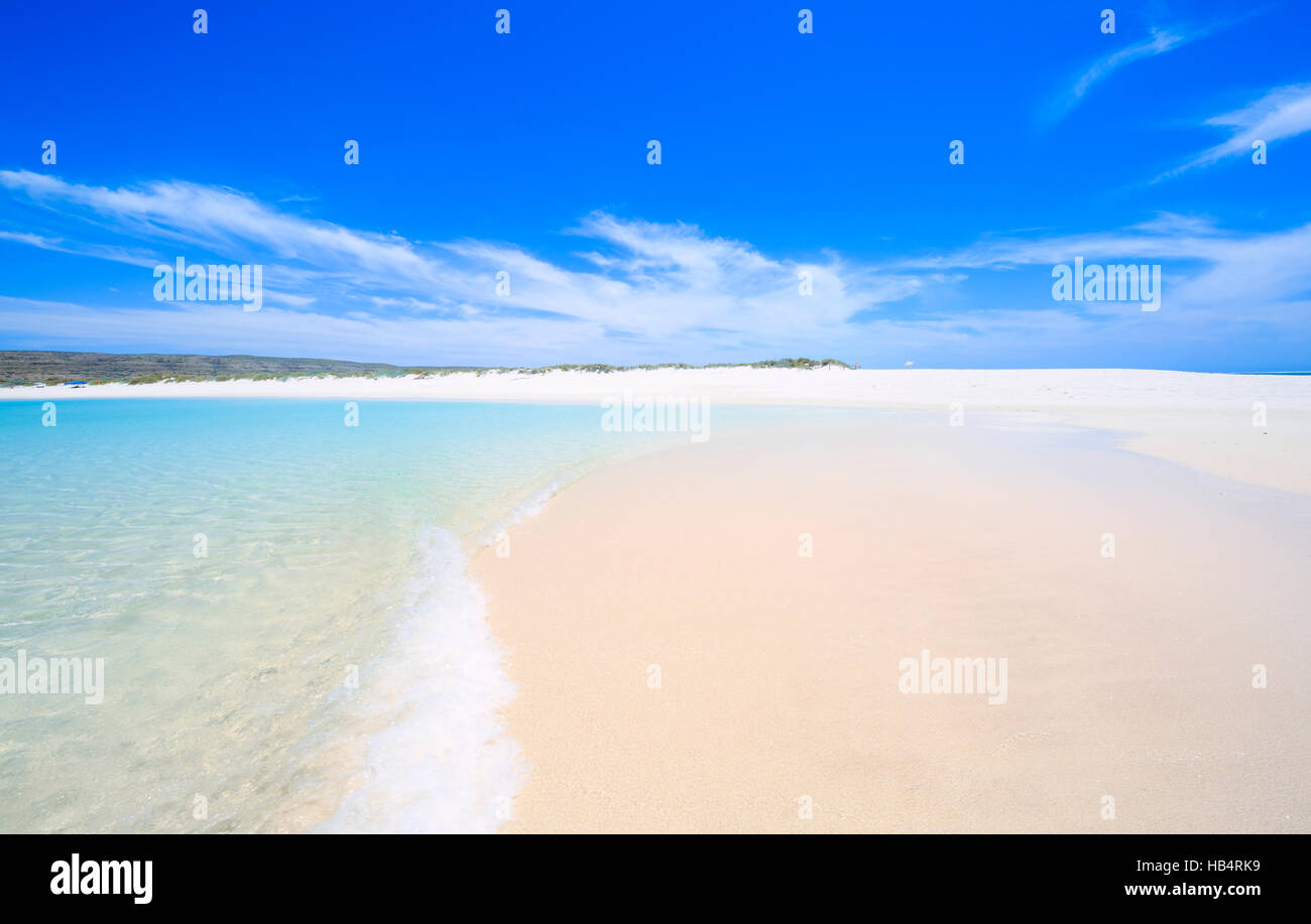 Turquoise Bay beach in Cape Range National Park, Western Australia Stock Photo