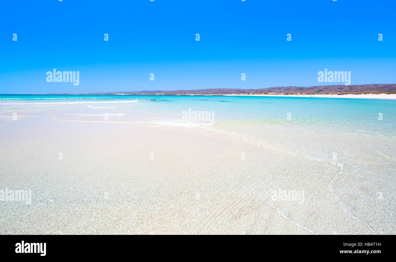 Turquoise Bay beach in Cape Range National Park, Western Australia Stock Photo