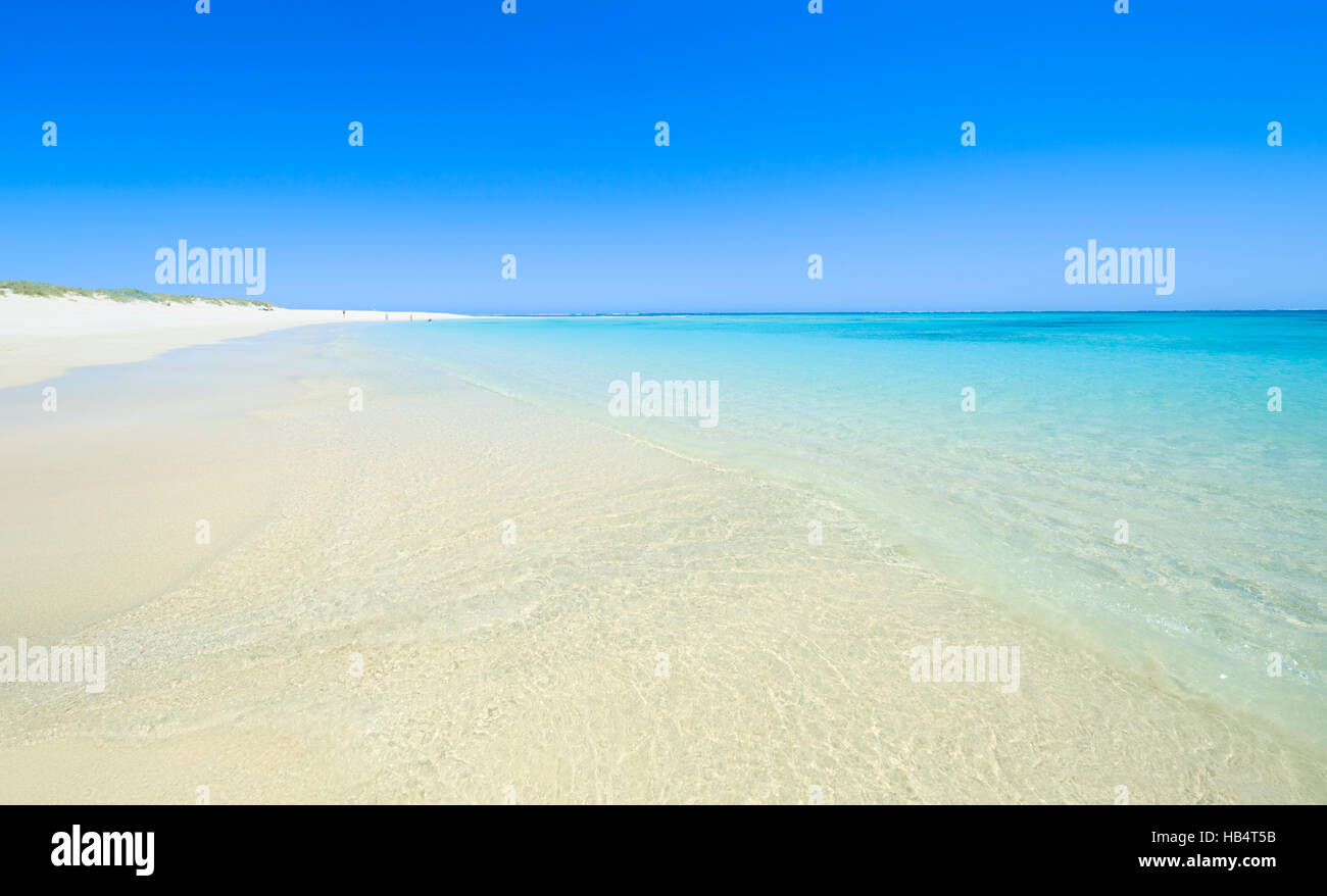 Turquoise Bay beach in Cape Range National Park, Western Australia Stock Photo