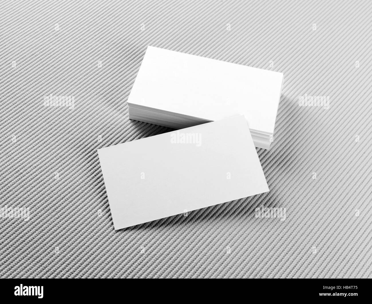 Stack of business cards Stock Photo Alamy