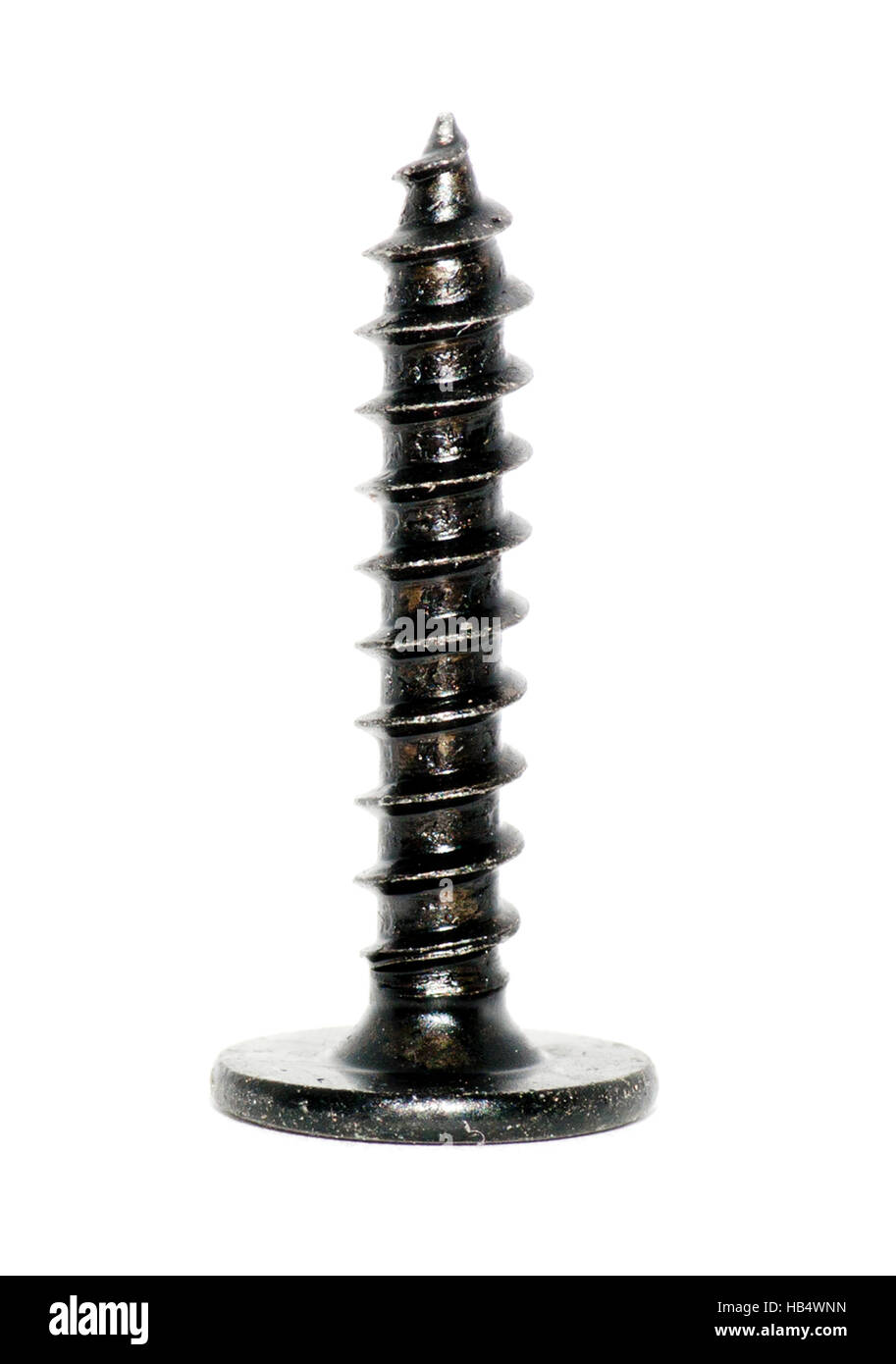 Black Wood Screw Stock Photo Alamy