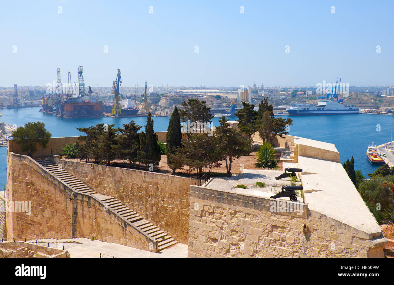 St. Peter  Paul Bastion, Valletta. Malta Stock Photo