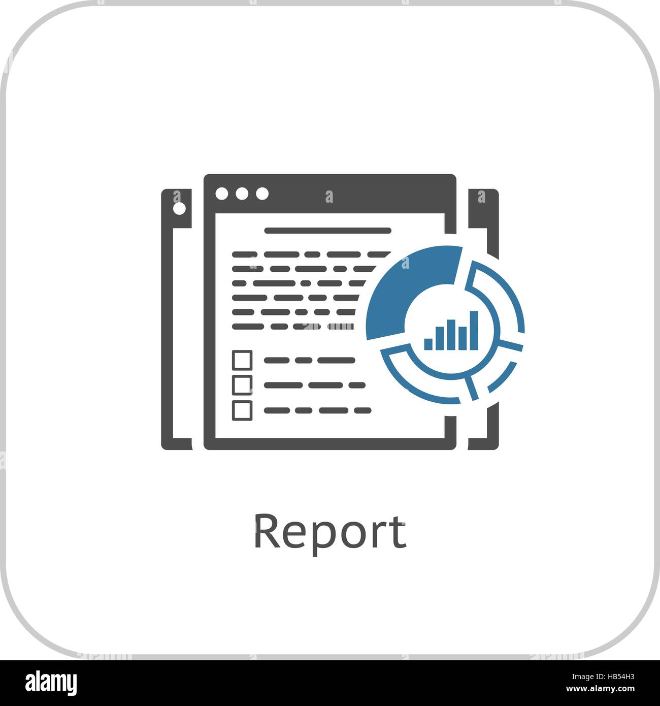 Report analysis icon symbol Stock Vector Images - Alamy