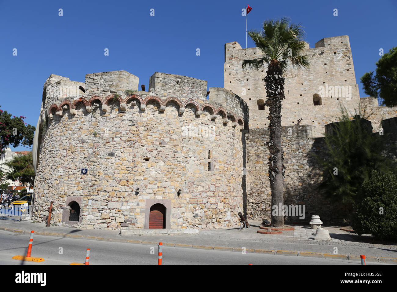 Cesme Castle in Cesme Town, Izmir, Turkey Stock Photo
