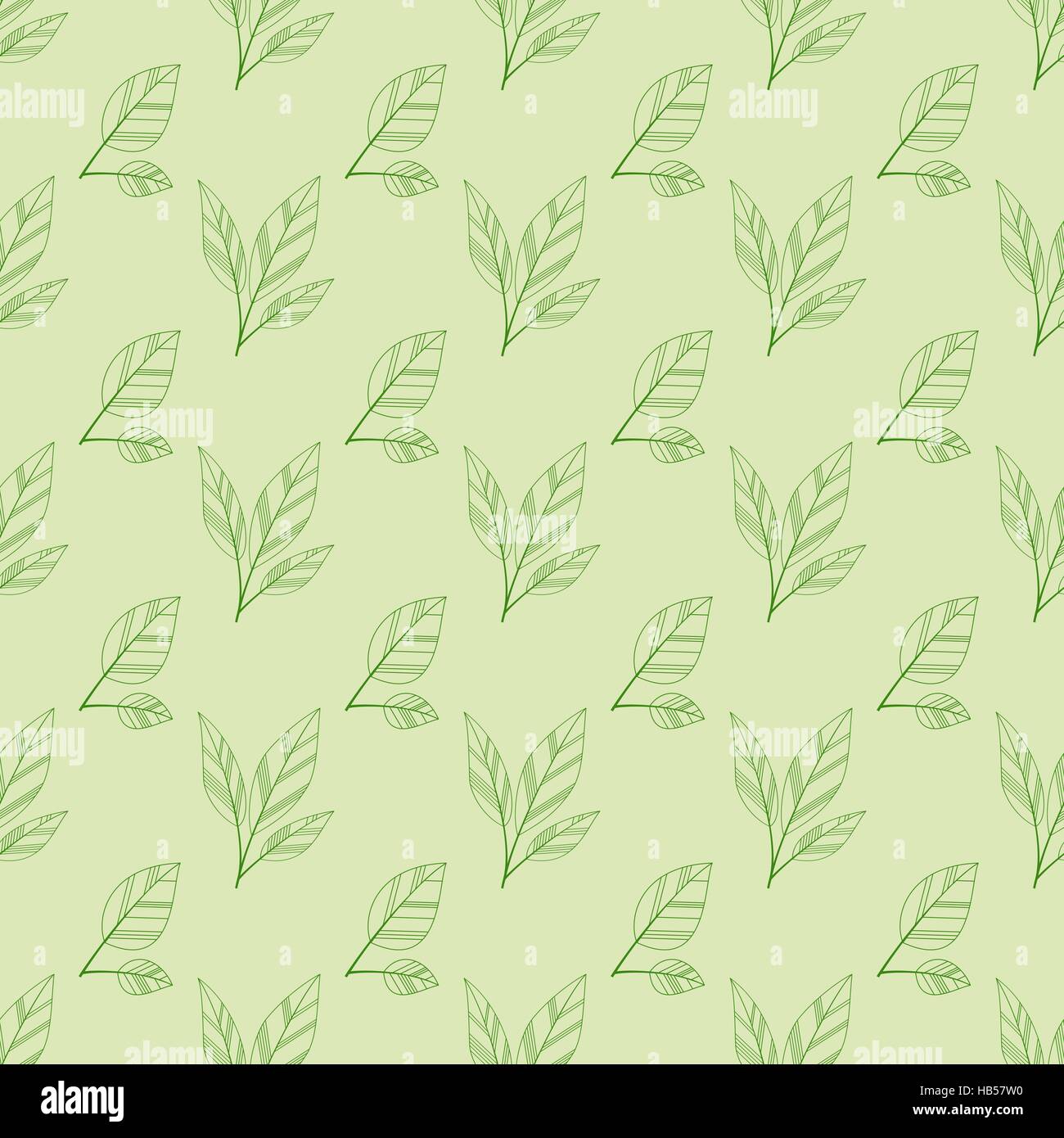 green leaves seamless Stock Vector Image & Art - Alamy