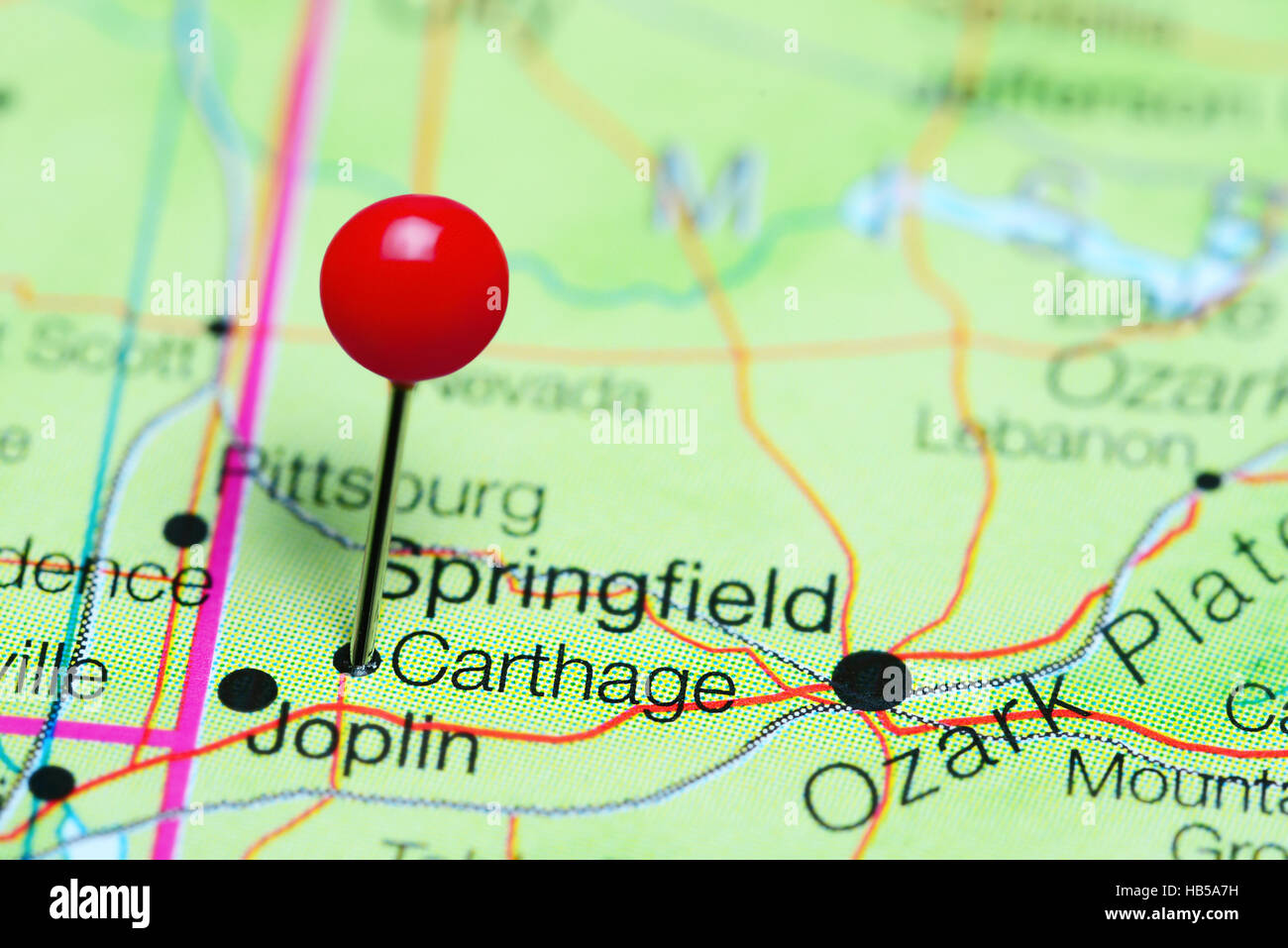 Carthage map hires stock photography and images Alamy