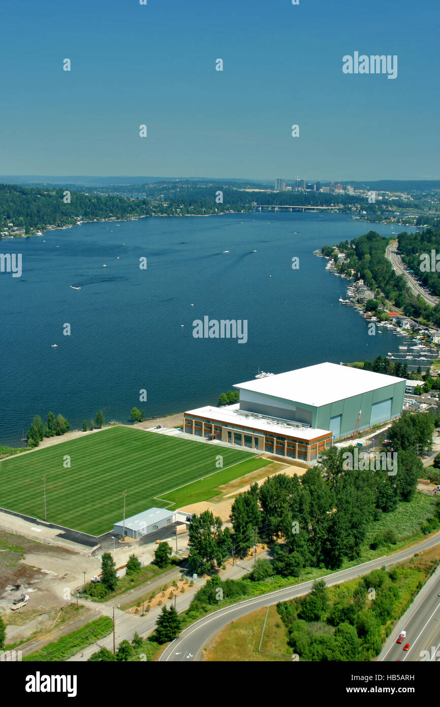 Seattle Seahawks Practice Field in Renton Washington Stock Photo
