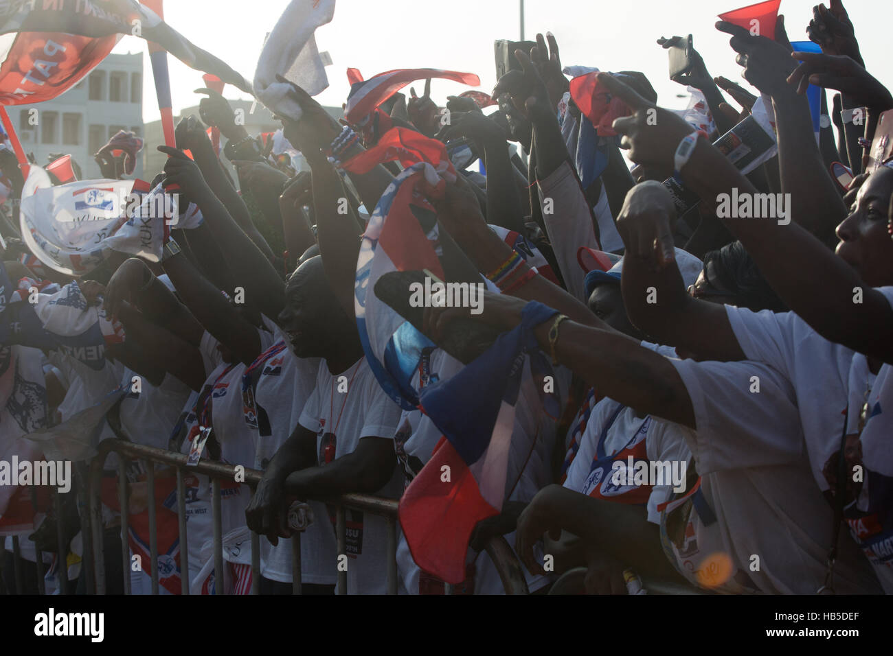 Accra, Ghana. 04th Dec, 2016. The NPP political party hold a Rally for ...