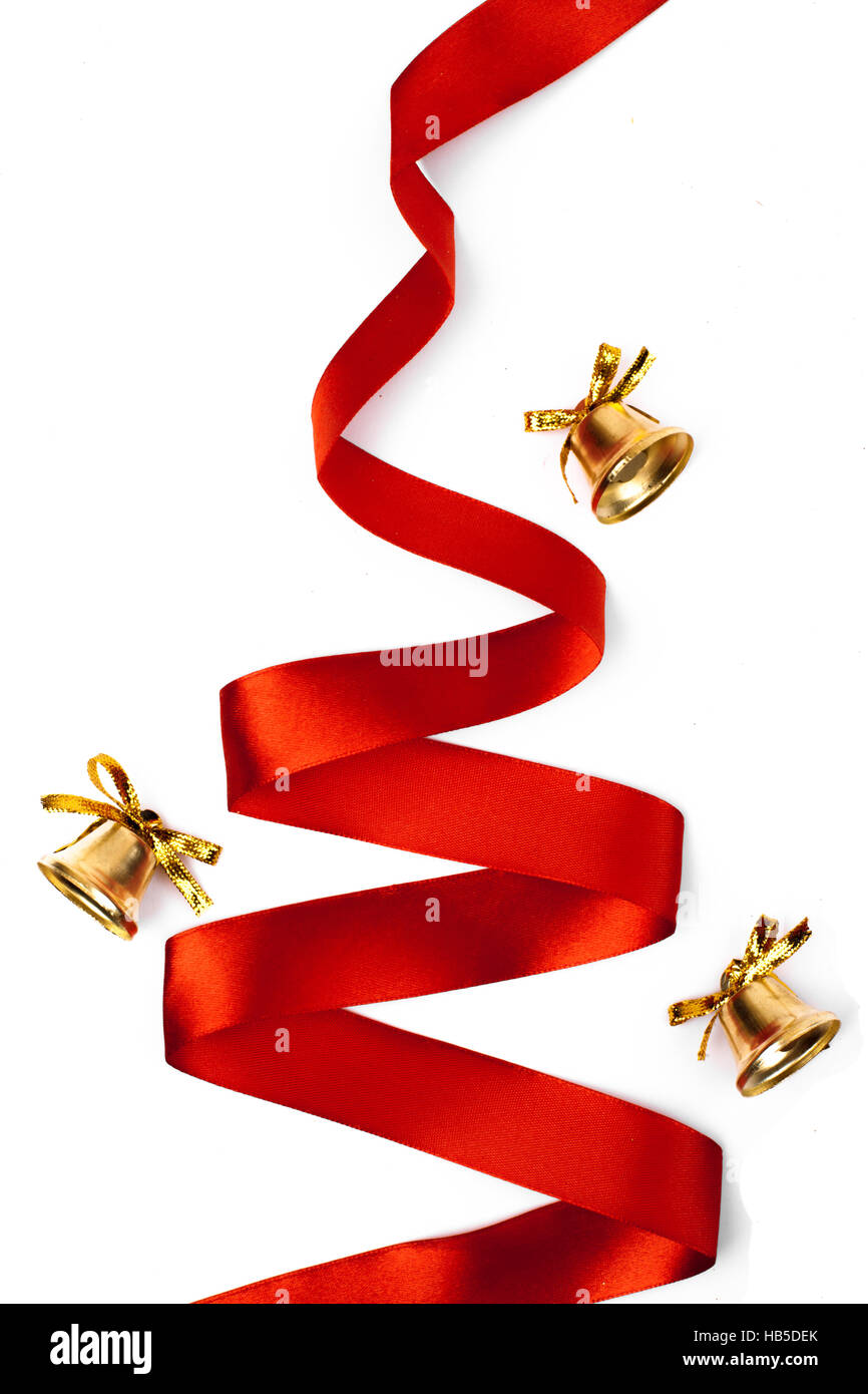 christmas tree made from ribbon Stock Photo Alamy