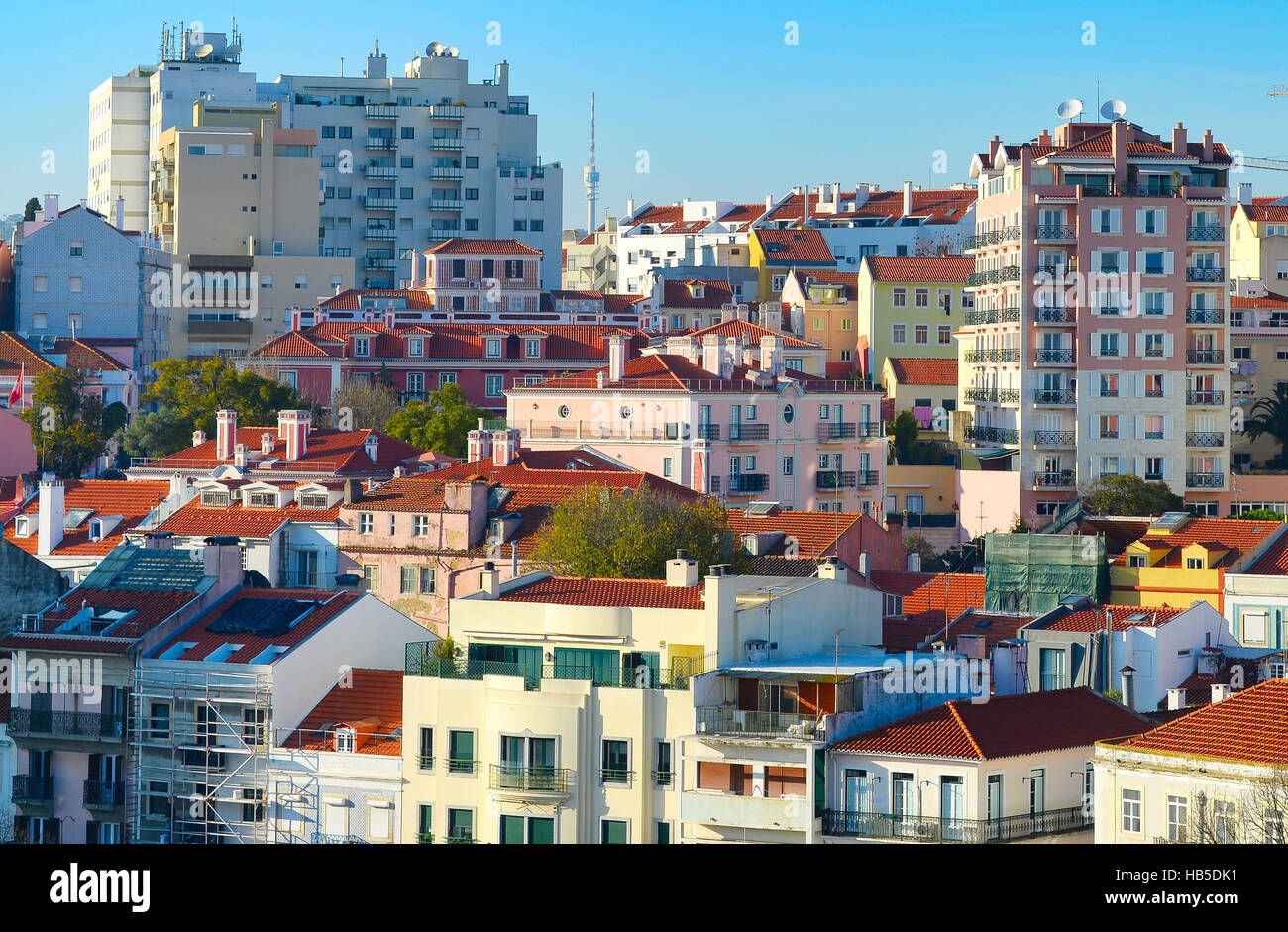 Picture of Lisbon architecture of new districts. Portugal Stock Photo - Alamy