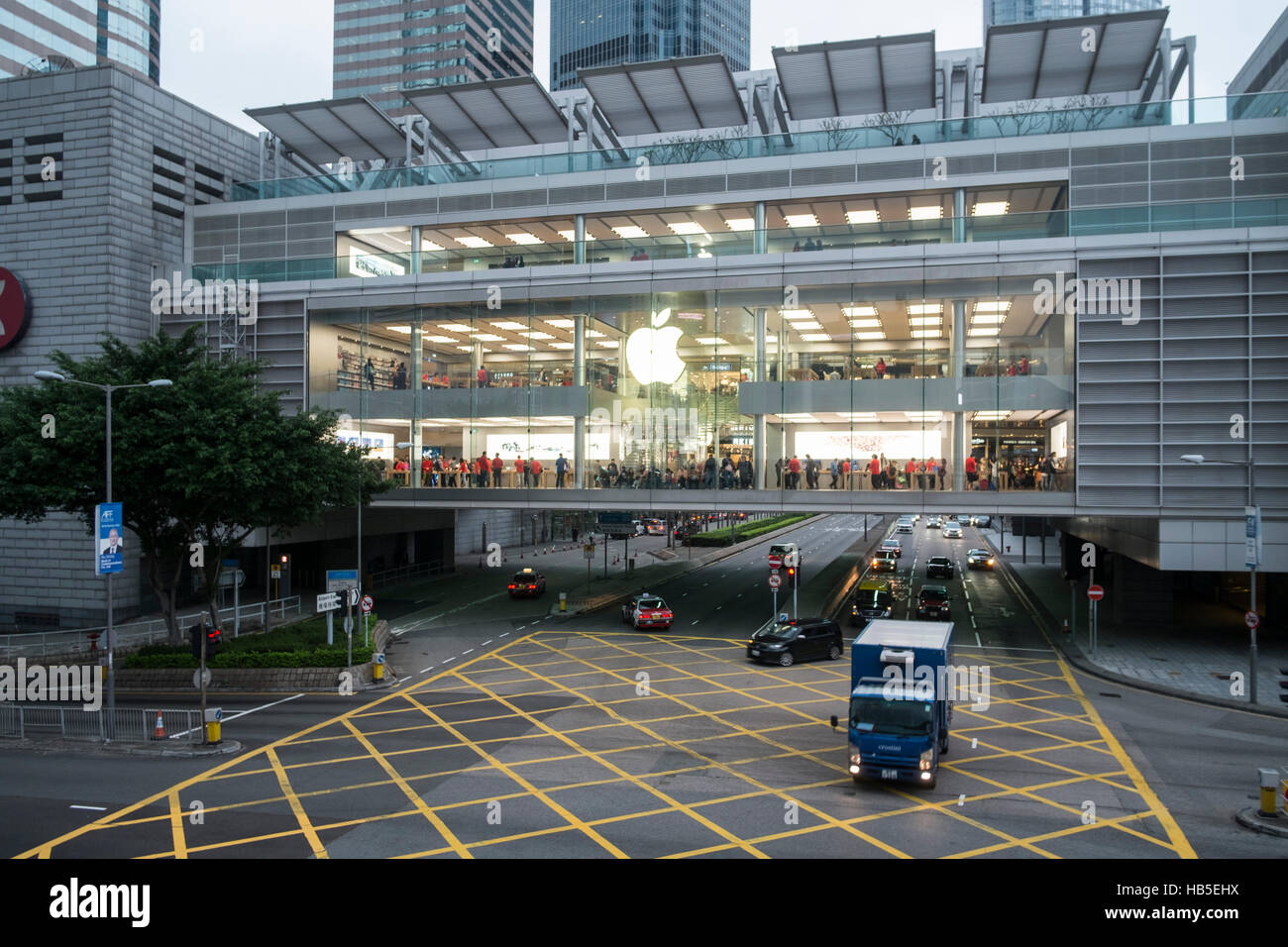 apple store in Hongkong Stock Photo
