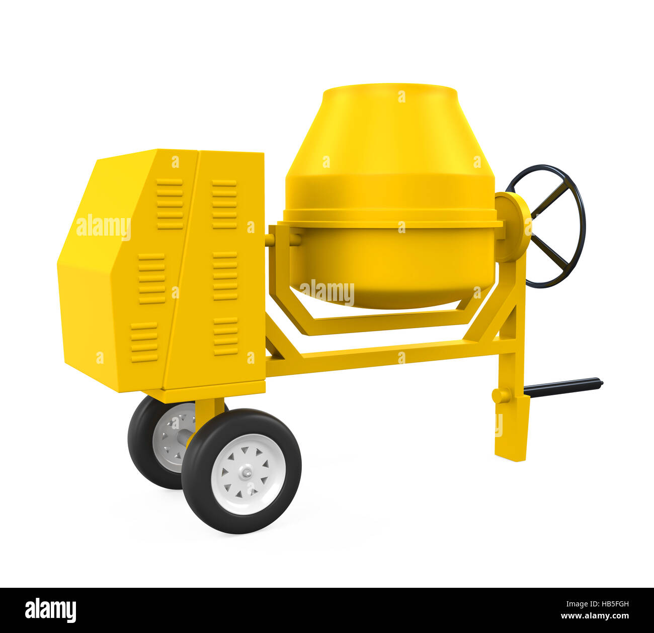 Concrete Mixer Isolated Stock Photo Alamy