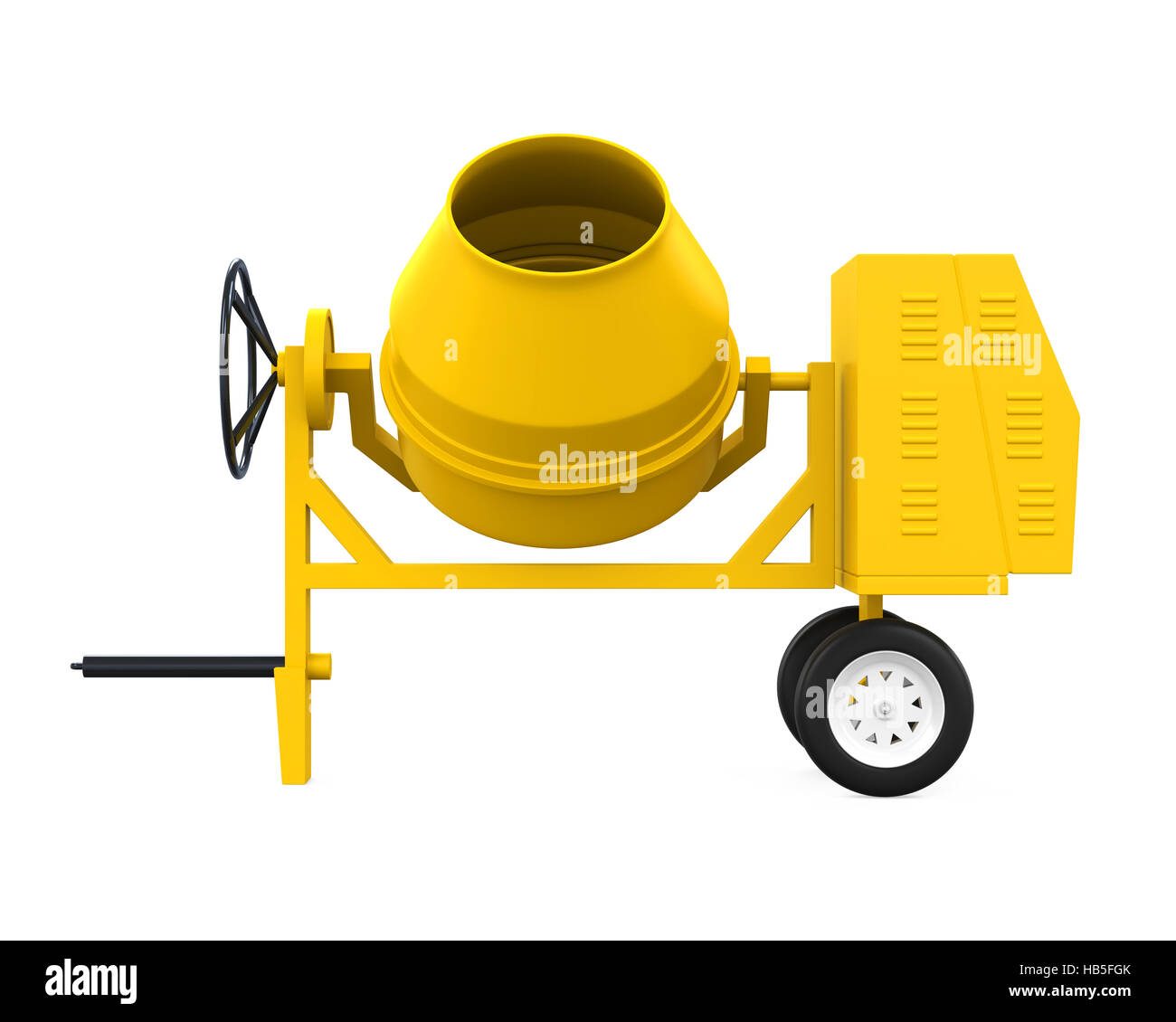Concrete Mixer Isolated Stock Photo Alamy