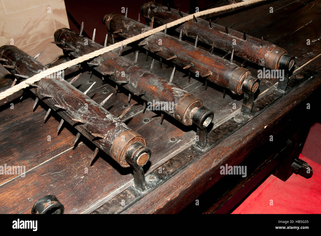 Medieval Torture Rack Stock Photo