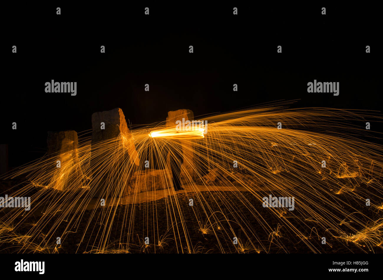long exposure photo series Stock Photo